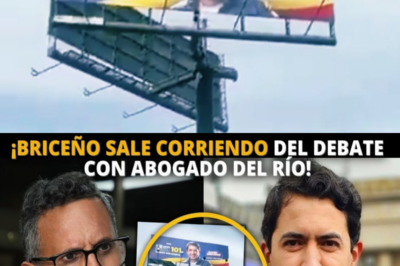 Abog. Del Río NO SE AGUANTÓ y BRICEÑO salió HUYENDO: “¿De dónde sacó la plata?” vallas millonarias