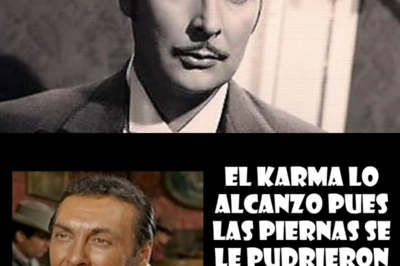 El karma lo alcanzo pues las piernas se le pudrieron y las tuvieron que cortar