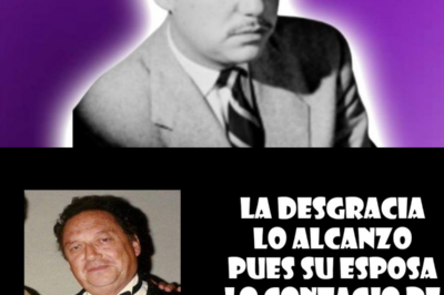 La desgracia lo alcanzo pues su esposa lo contagio de SIDA