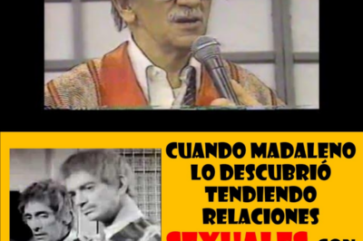 Cuando Madaleno lo descubrió tendiendo relaciones sexuales con otro hombre se separo de el