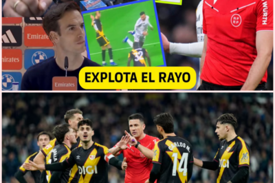 🟥⚽ Fuerte polémica en el Bernabéu: críticas internas, enfado del Rayo y debate abierto por el arbitraje