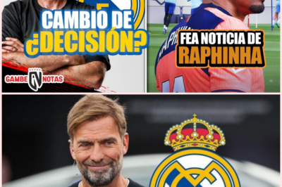 ⚽ Klopp cambiaría decisión con Madrid | Raphinha da fea noticia | ¿Mastantuono no habla con Bellingham?