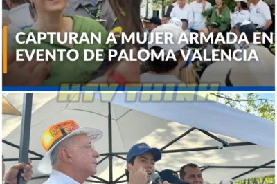 “¡Escándalo Político! ¿Intento de Sabotaje o Error Fatal? Guardiana del IMPEC Detenida en Evento de Paloma Valencia”