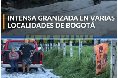 “¡Bogotá se Sumerge en el Caos! Granizada Rompe la Ciudad, Dejando Huella en la Historia del Clima Urbano”
