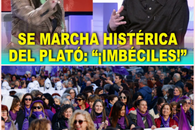 Sarah Santaolalla PIERDE LOS PAPELES y SE MARCHA LLORANDO: “¡Imbéciles!”