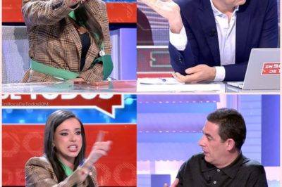 Sarah Santaolalla deja el programa de Nacho Abad tras acusarle de «encerrona» y marcharse entre golpes y sollozos
