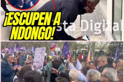 Incidente durante la manifestación del 8-M: el periodista Bertrand Ndongo denuncia que fue escupido mientras intentaba preguntar a un ministro