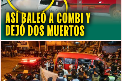 Hombre dispara a combi de transporte público en San Juan de Miraflores y deja dos muertos y un herido grave
