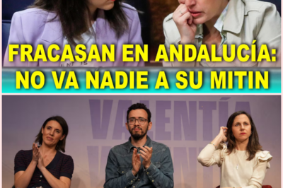 Podemos evidencia su debilidad en Andalucía con un acto de baja asistencia y crece la presión sobre su liderazgo 📉