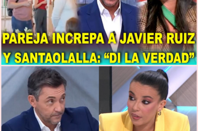 Pareja increpa a Javier Ruiz y Sarah Santaolalla en las Fallas: “Di la verdad”