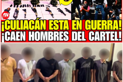 Siete Sicarios Detenidos en Culiacán con Blindado y Arsenal Completo
