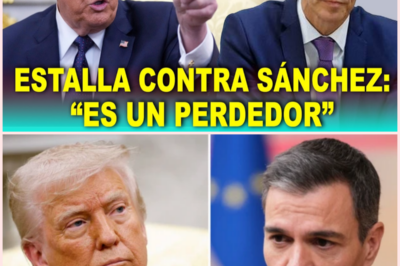 Trump SE HARTA de Sánchez y ESTALLA contra España: “Es un país perdedor”