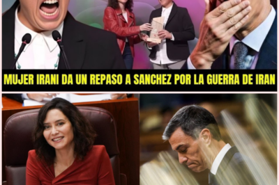 AYUSO se ALÍA con una MUJER EXILIADA IRANÍ😱¡DESTROZAN A SÁNCHEZ POR NO APOYAR A TRUMP CONTRA IRÁN!😱