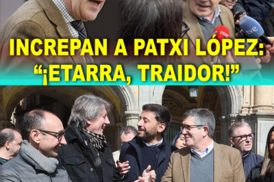 INCREPAN a Patxi López en Salamanca: “¡Etarra, traidor!”