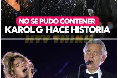 “Vivo por ella”… y el mundo la miró distinto: Karol G canta con Andrea Bocelli en el Vaticano, llora en pleno escenario y hace historia para Colombia