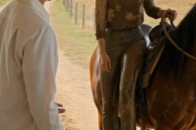 La mujer llegó montada a caballo y cubierta de lodo a su primera cita… y cuando el ranchero descubrió la verdadera razón, su corazón quedó completamente desarmado