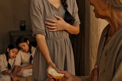 Pobre madre comparte su único pan con una mendiga, sin saber que ella era la dueña de las tierras.