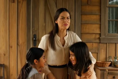 Expulsada con sus tres hijas, ella construyó una cabaña e invernadero que cambió todo para ellas.