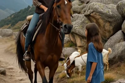 La granjera que encontró a una niña muda cuidando cabras en la montaña… años después el secreto detrás de su silencio cambió el destino de un pueblo entero