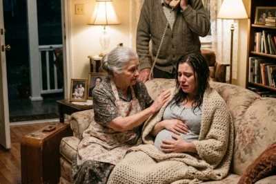 La noche en que una madre traicionada llegó a punto de dar a luz a la casa de dos ancianos solitarios… y el nacimiento que presenciaron terminó cambiando el destino de todos