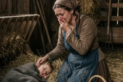 La campesina que encontró a una niña abandonada dormida en su granero… y la verdad que descubrió después la hizo llorar frente a todos