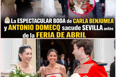 Sevilla se viste de gala con la boda de Carla Benjumea y Antonio Domecq en la Real Maestranza antes de la Feria de Abril