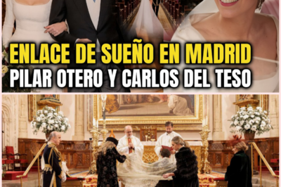 👰‍♀️✨Una boda de ensueño en Los Jerónimos: Pilar Otero y Carlos del Teso sellan su unión en una ceremonia histórica en Madrid