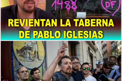 Polémica en Madrid tras la vandalización de la taberna de Pablo Iglesias y la reacción en redes sociales