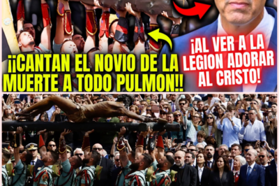 El momento exacto en que la Legión rinde homenaje al Cristo de la Buena Muerte y el impacto del himno “El Novio de la Muerte” en Málaga