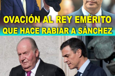Ovación al rey emérito Juan Carlos I