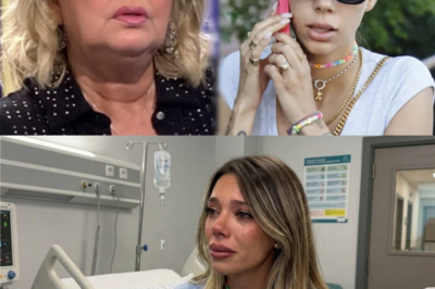 ALEJANDRA RUBIO INGRESADA POR UN SUSTO