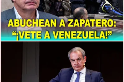 El ex presidente Zapatero increpado en Madrid: “¡Sinvergüenza, vete a Venezuela!”