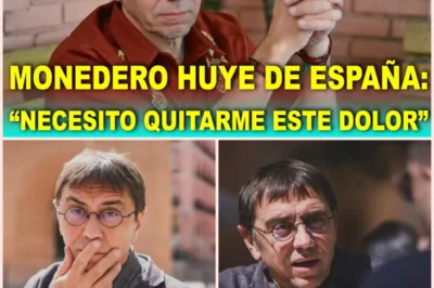 📰 Monedero se aleja de España tras años de desgaste político y judicial: “Necesito quitarme este dolor de país”