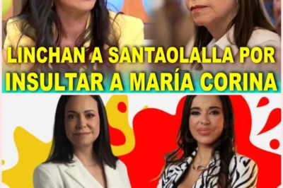 📰 Tormenta política y digital: la dura polémica entre Sara Santaolaya y María Corina Machado desata una ola de indignación