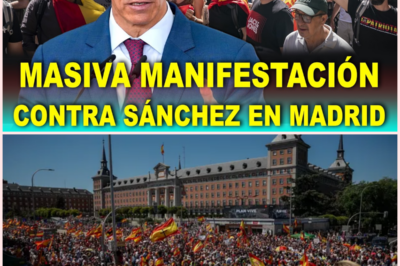 🚨 Madrid se llena de protestas contra Sánchez en una jornada de máxima tensión política