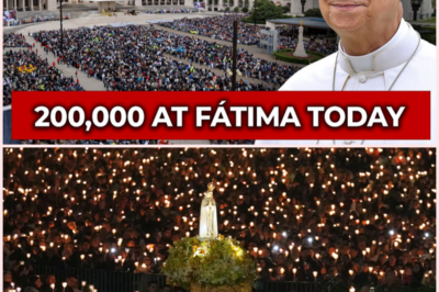 Más de 200.000 peregrinos en Fátima y un gesto simbólico del papa León XIV desde Roma elevan el mensaje de paz mundial 🕊️