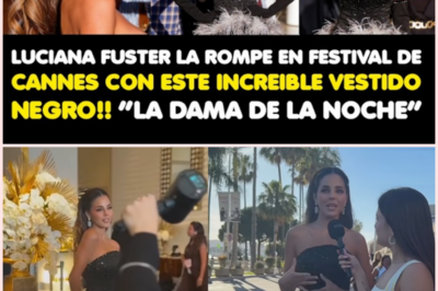 Luciana Fuster Brilla en el Festival de Cannes: Un Deslumbrante Debut con un Vestido Negro Inigualable