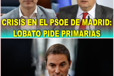 Guerra abierta en el socialismo madrileño: Juan Lobato desafía a la Moncloa y exige primarias frente a Óscar López ⚔️