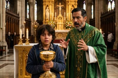 Niño entra escondido en la iglesia y es descubierto… pero su motivo conmueve a todos