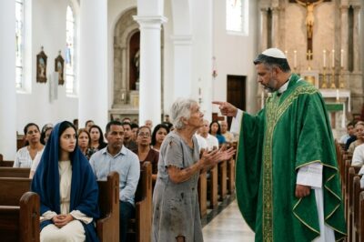 La Virgen María hizo pagar al sacerdote por haber humillado a una anciana durante la misa