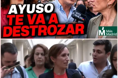 🗳️🔥 Tensión política en Madrid: Vito Quiles interroga a Mónica García sobre sus opciones frente a Ayuso en un tenso intercambio