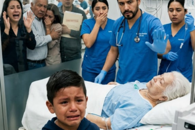Estaba en la camilla lista para donar un riñón a su único hijo, pero su nieto de 8 años irrumpió en el quirófano gritando: ¡Abuela, no dejes que te operen!