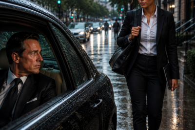 Una madre soltera caminó seis millas bajo la lluvia para llegar a su entrevista. El director ejecutivo la observaba desde su coche.