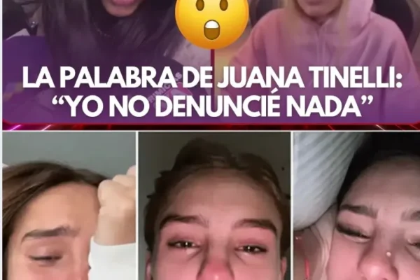 JUANA TINELLI ROMPIÓ EL SILENCIO TRAS LA POLÉMICA