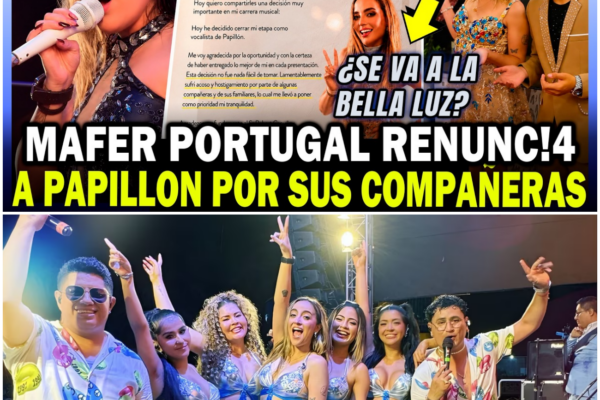 Mafer Portugal renuncia a Papillón tras denunciar acoso laboral y abre...
