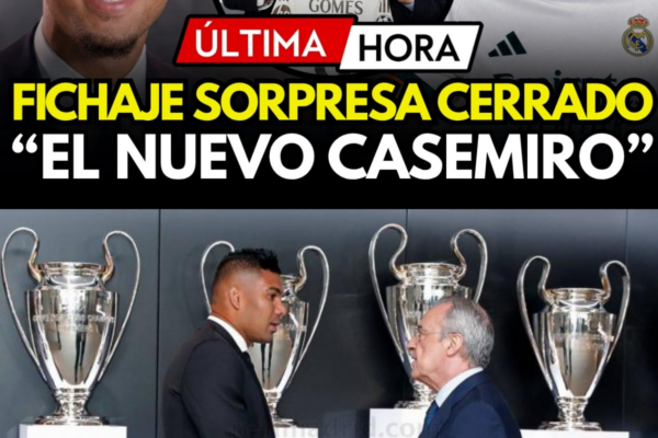 BOMBAZO EN EL MERCADO: EL REAL MADRID BUSCARÍA AL “NUEVO CASEMIRO” PAR...