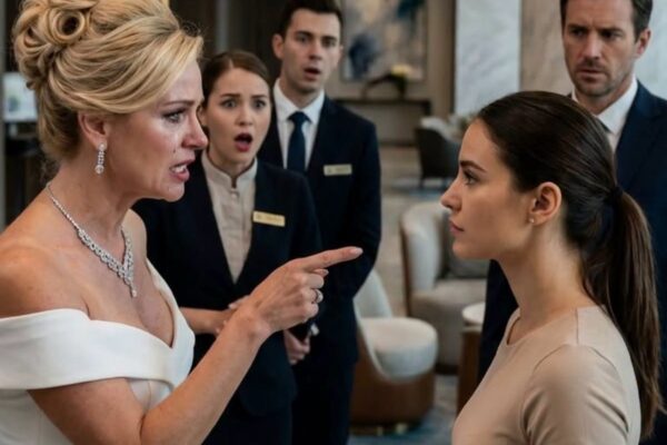 La esposa del millonario humilló a la recepcionista en francés creyend...